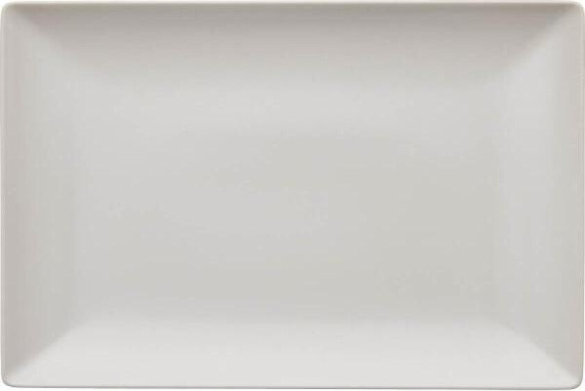 - Quadro tallerken 30x20 cm hvit