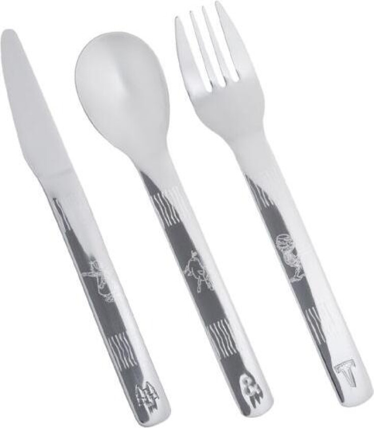 - Lupo barnebestikk Emil 9 deler stål