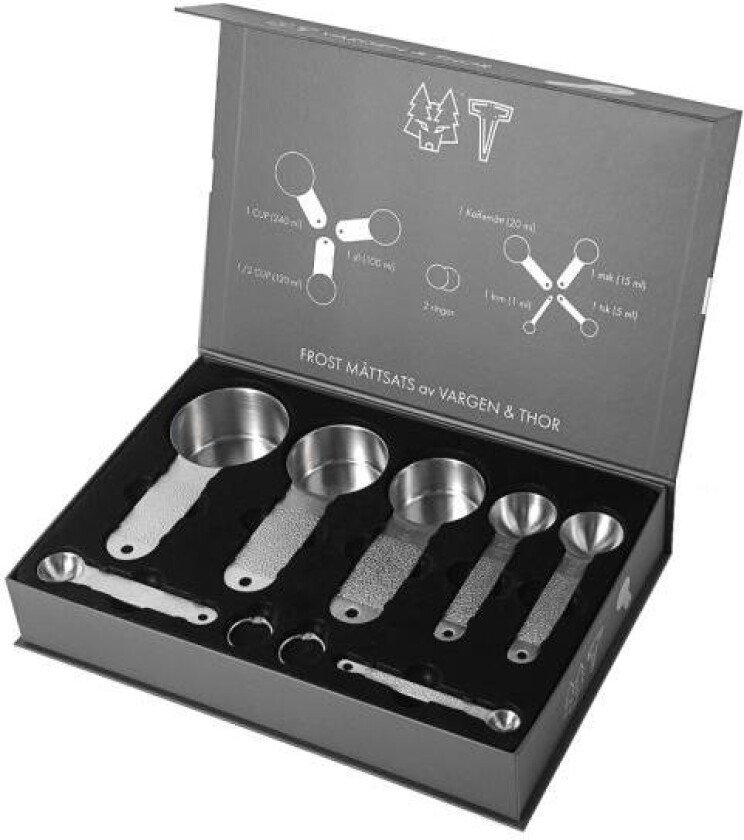 Bilde av - Frost måleskje 7 deler sølv