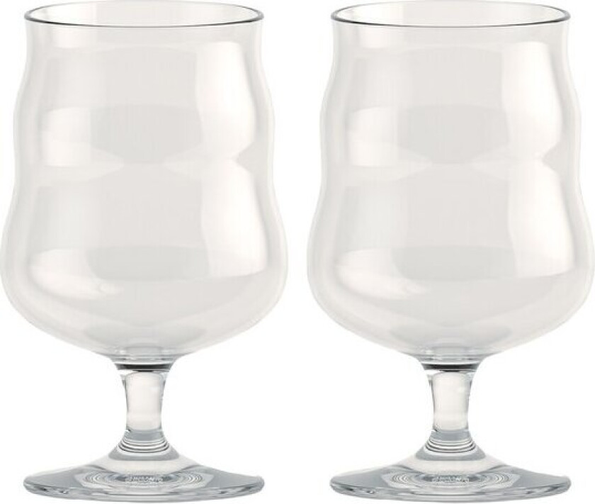 - Mikkeller ølglass universal 40 cl 2 stk klar
