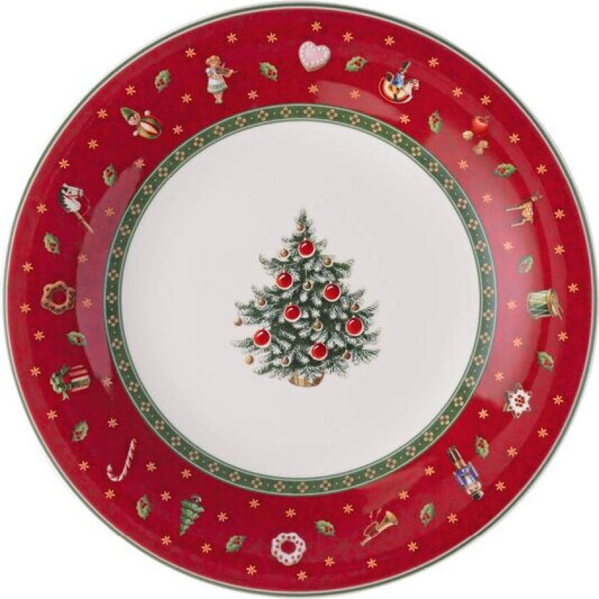 - Toy's Delight Special tallerken 21 cm rød