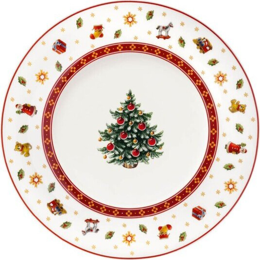 - Toy's Delight Special tallerken 21 cm hvit