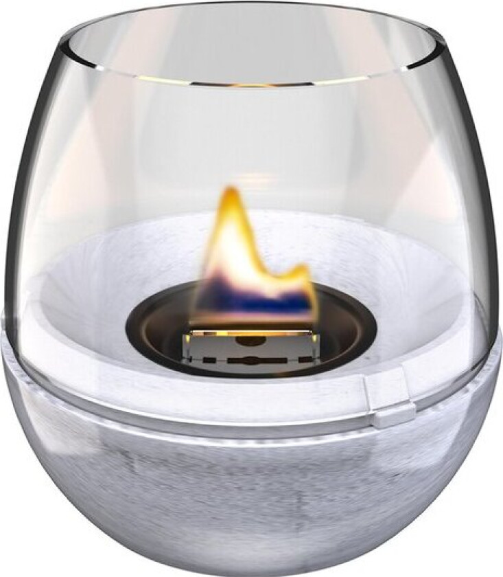 - Tulip bordlykt 18 cm reaktiv glasur blå