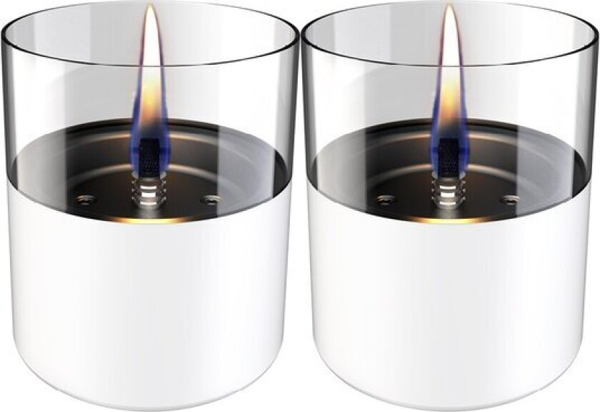 - Lilly bordlampe 10 cm 2 stk hvit