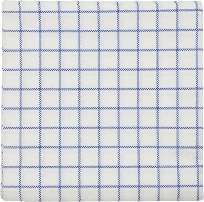 - Servietter 20x20 cm blå