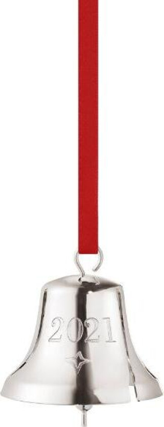 - Julekule bjelle sølv