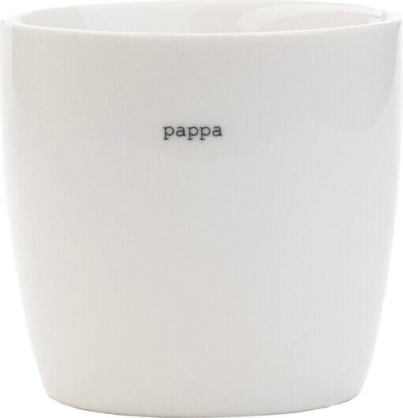 - Krus pappa 30 cl hvit