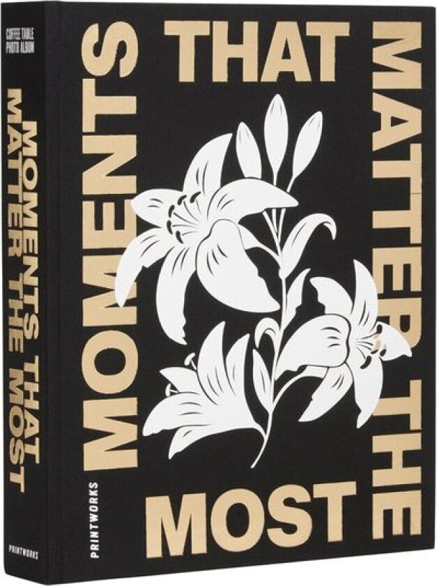 - Fotoalbum moments that matters the most svart