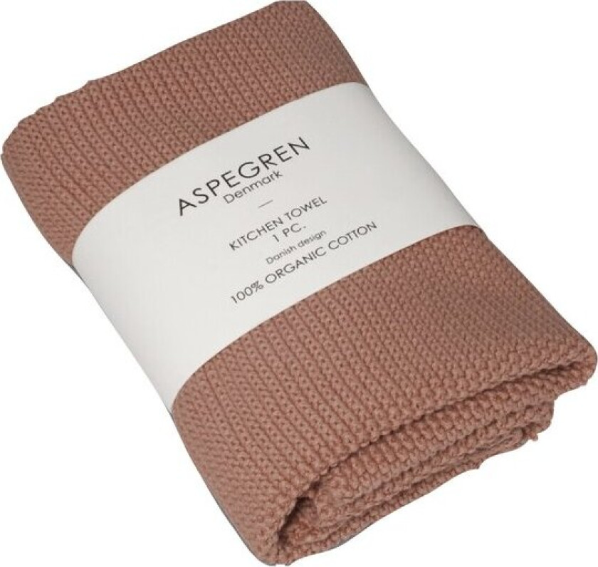 - Solid kjøkkenhåndkle 40x50 cm pale blush