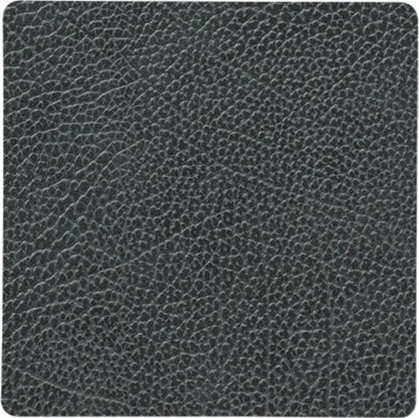 - Square Hippo glassbrikke 10x10 cm svart-antrasitt