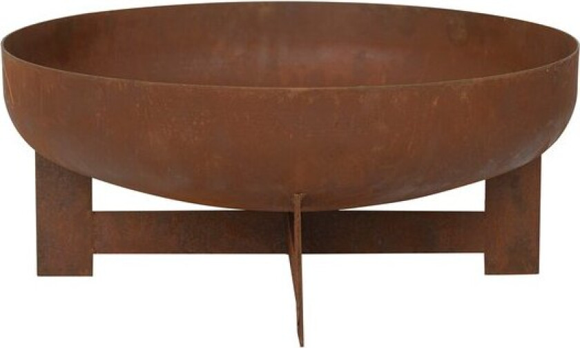 - Bålpanne på ben 51x21cm rust