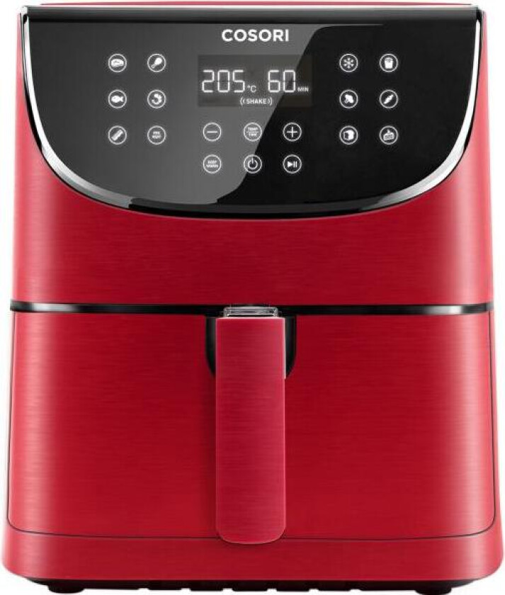 - Premium airfryer 5,5L 2,2 kg rød