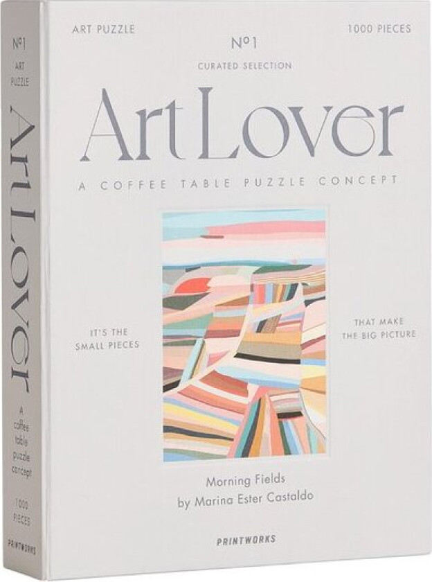- Art Lover Book puslespill morning fields 1000