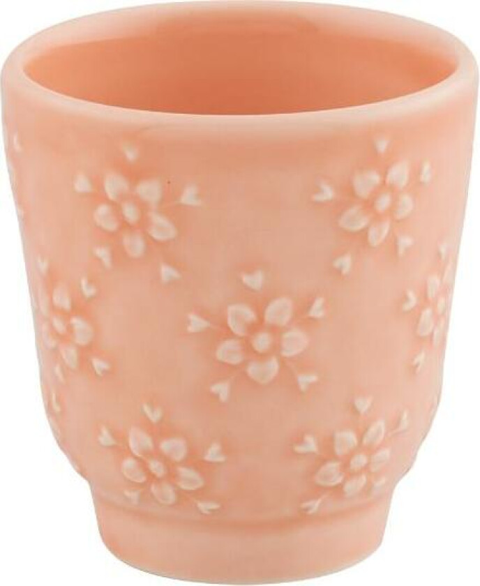 - Flora kaffekopp 10 cl rosa