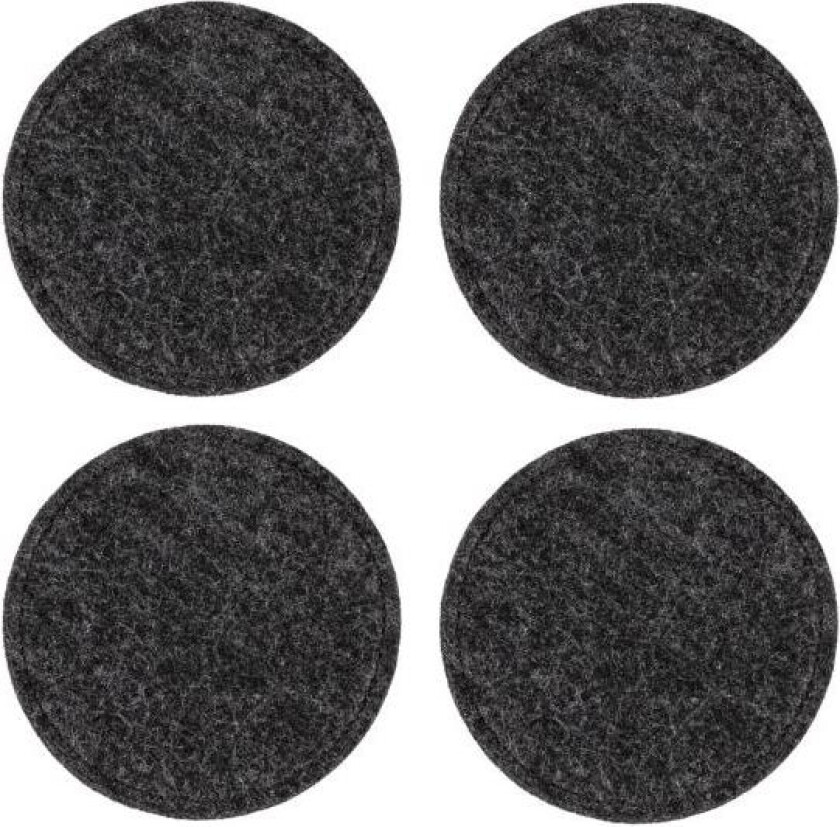 - Nuno glassbrikker 4 stk mørk grå