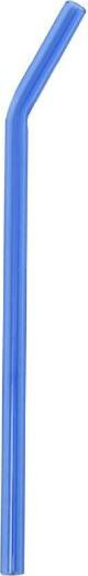 - Glasspipe sugerør mediterranean blue