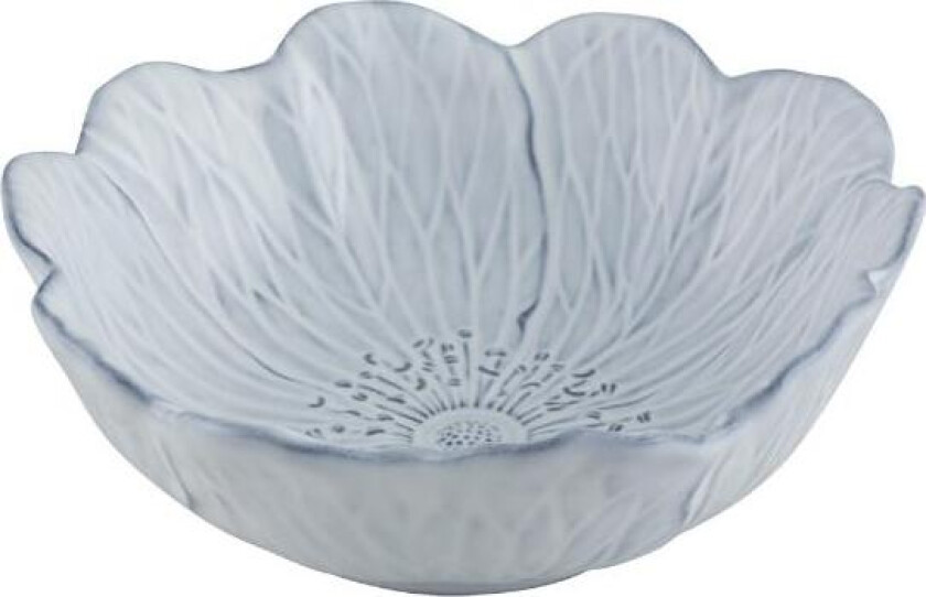 - Flora skål 17 cm antikkhvit