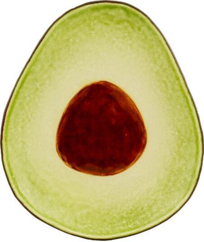 - Tropical Fruits tallerken 25 cm avokado