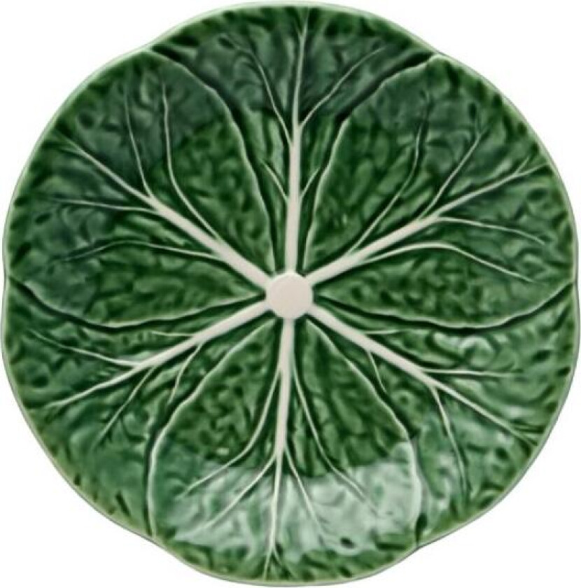 - Cabbage tallerken kålblad 19 cm grønn