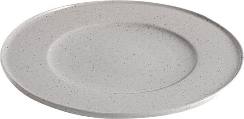 - Granite White tallerken 23 cm lys grå