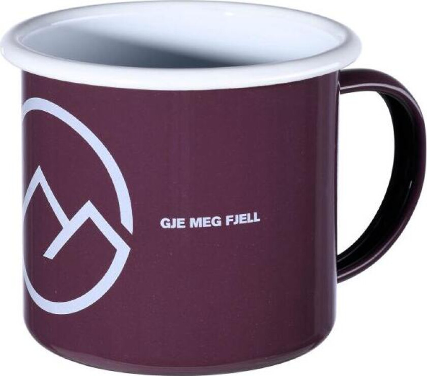 - Gje meg fjell krus emalje 36 cl lilla
