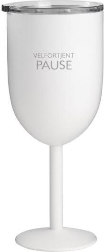 - Vinglass termo VELFORTJENT PAUSE 35 cl hvit