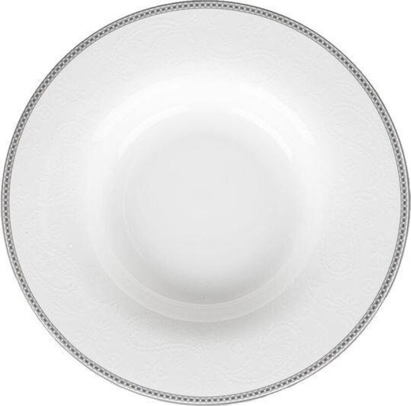 - Silver Paisley pastatallerken 26 cm