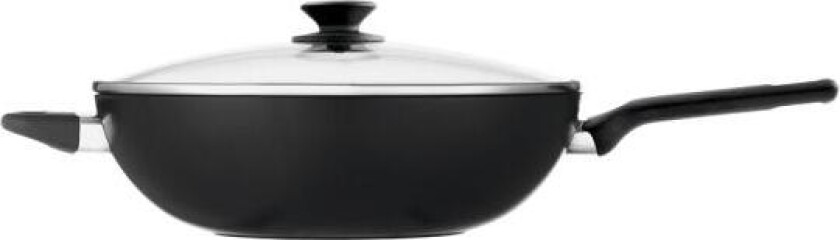 - Black Line wok 30 cm svart