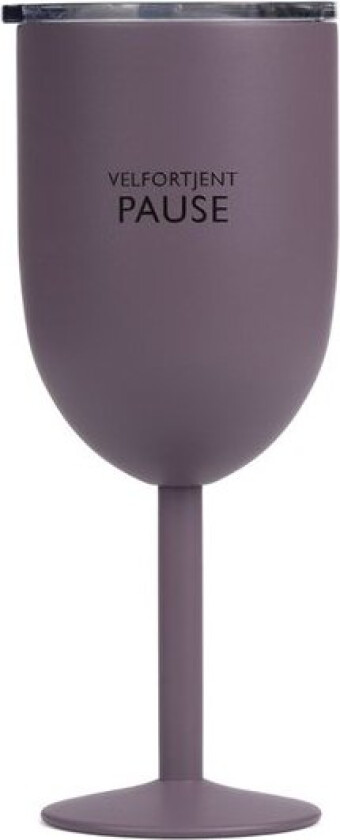 - Vinglass termo VELFORTJENT PAUSE 35 cl mørk lilla