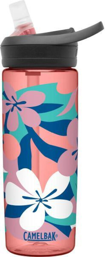 - Eddy+ drikkeflaske 60 cl jungelblomst korall
