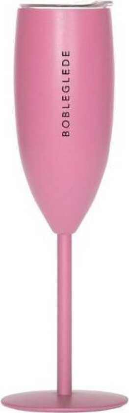 - Champagneglass termo BOBLEGLEDE 12 cl lys rosa