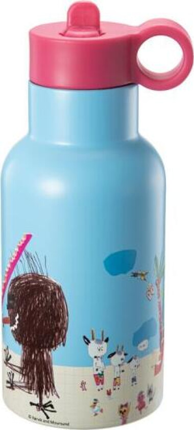 - Bukkene Bruse drikkeflaske 35 cl barn blå