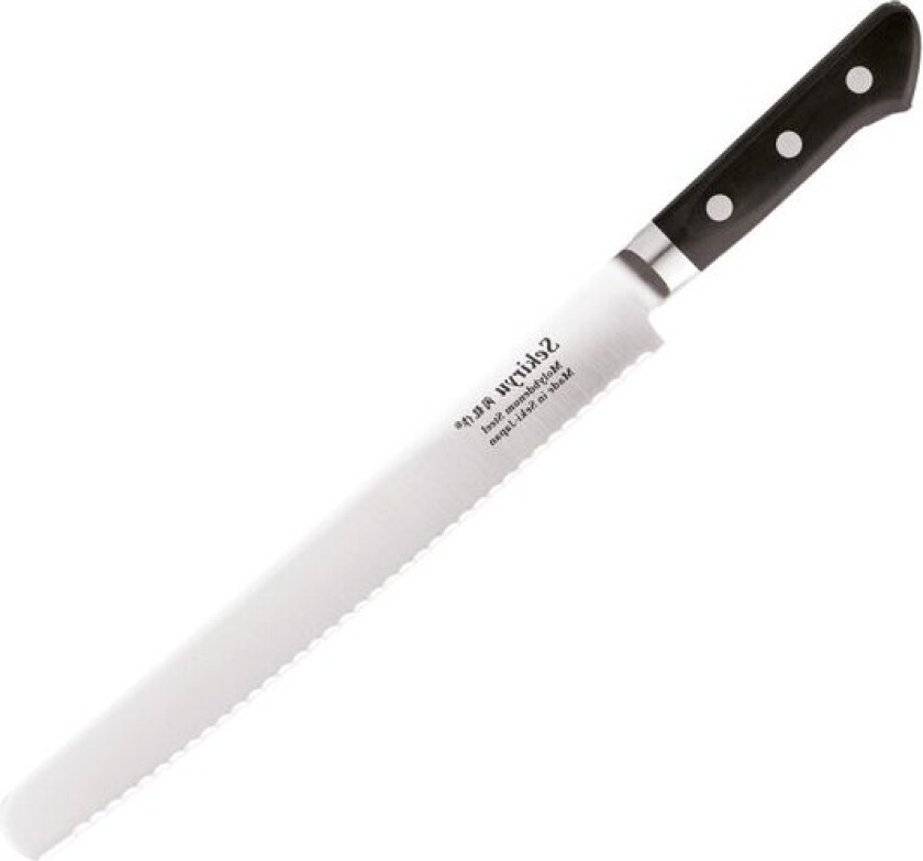 - Master brødkniv 25 cm svart
