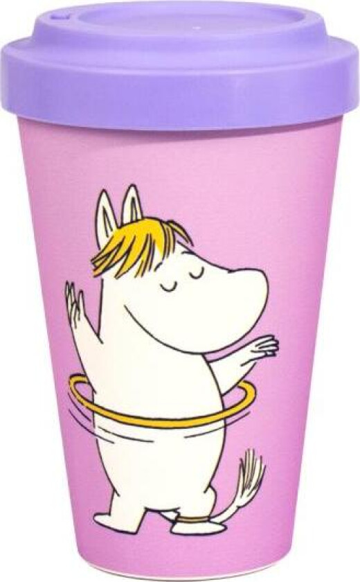 - Mummi reisekopp 45 cl Snorkfrøken rokkering rosa