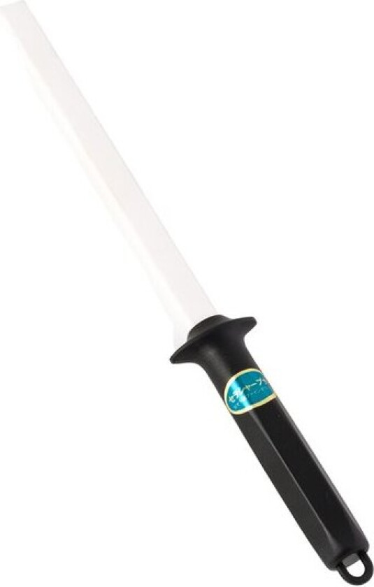 - Slipestål 24,5 cm hvit/svart