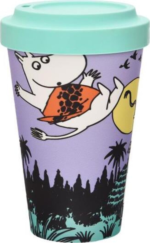 - Mummi reisekopp 45 cl Mummitroll jungel lilla