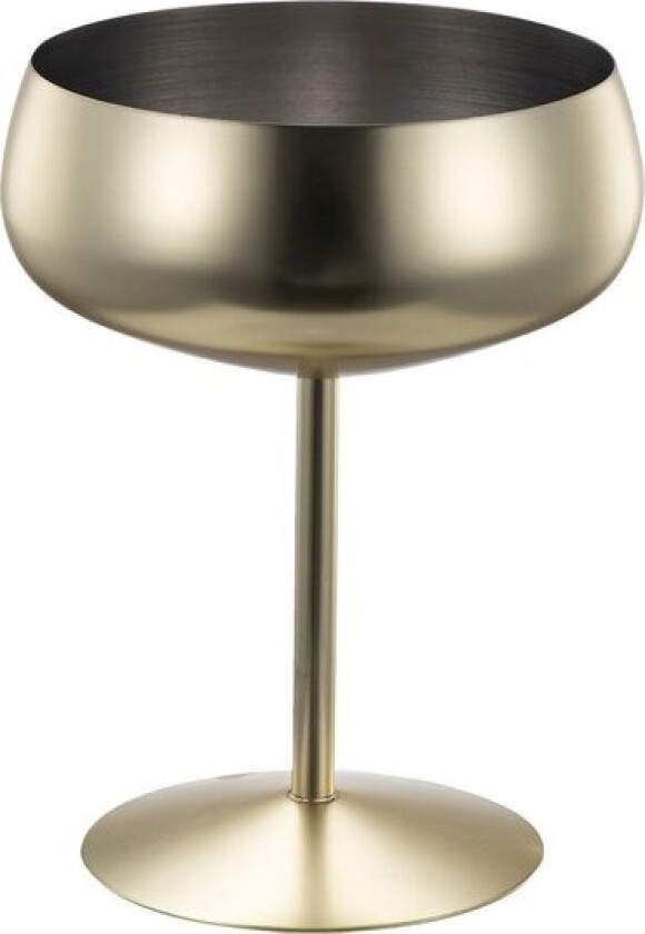 - Sontell Gold champagneglass 45 cl stål/gull