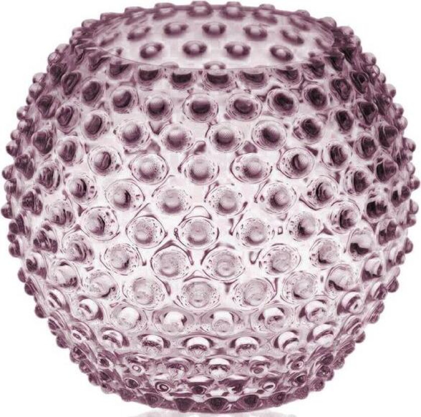 - Hobnail vase 18 cm underl violet