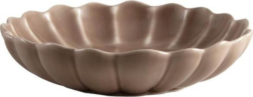 - Lotus pastatallerken 21,5 cm brun