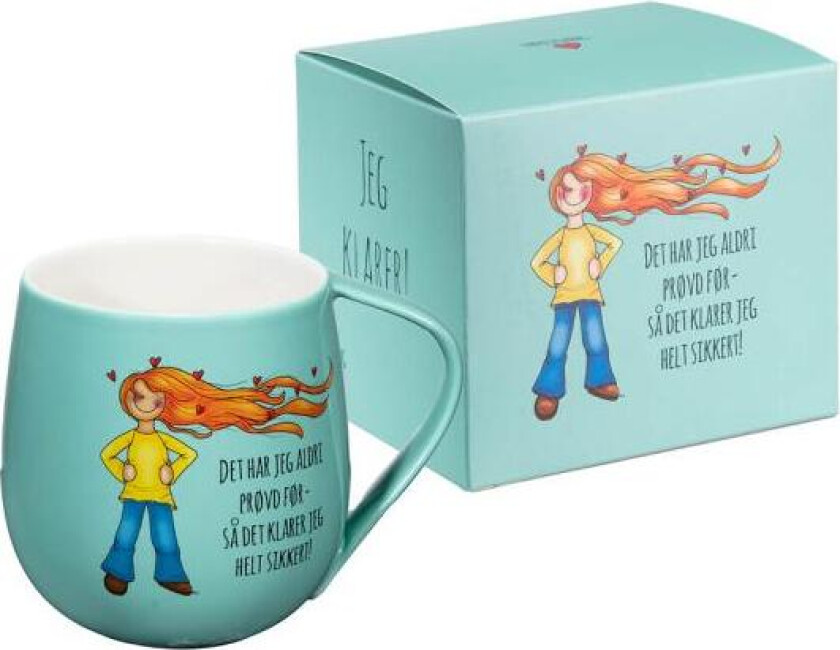 - Krus 40 cl jeg klarer krus grønn