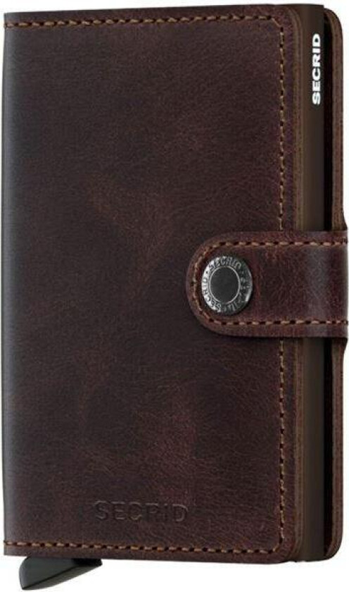 - Miniwallet lommebok m/kortholder chocolate