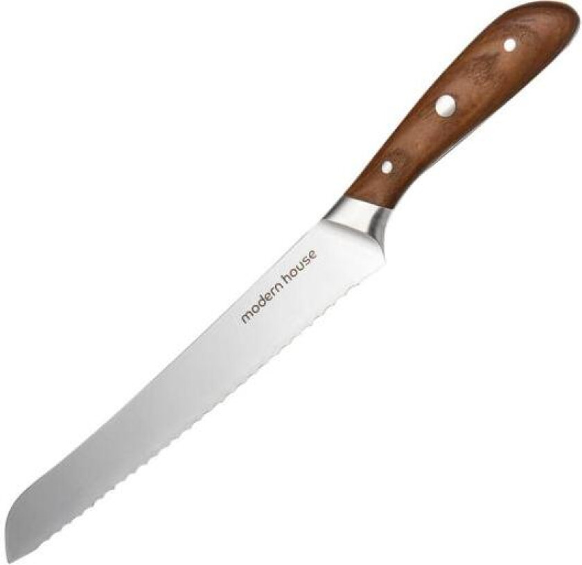 - Nord brødkniv 33 cm natur/stål