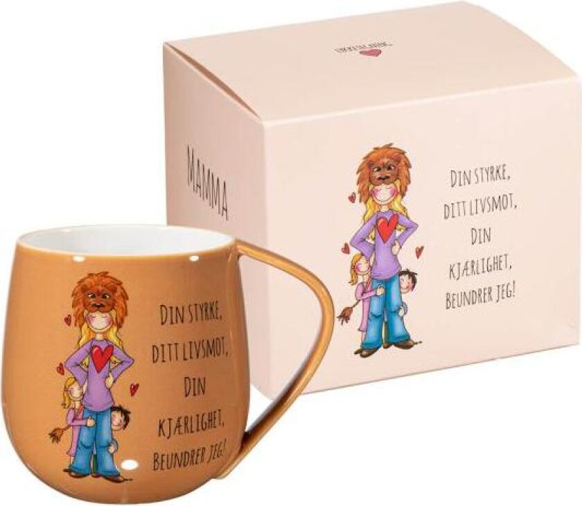 - Krus mamma din styrke 40 cl brun