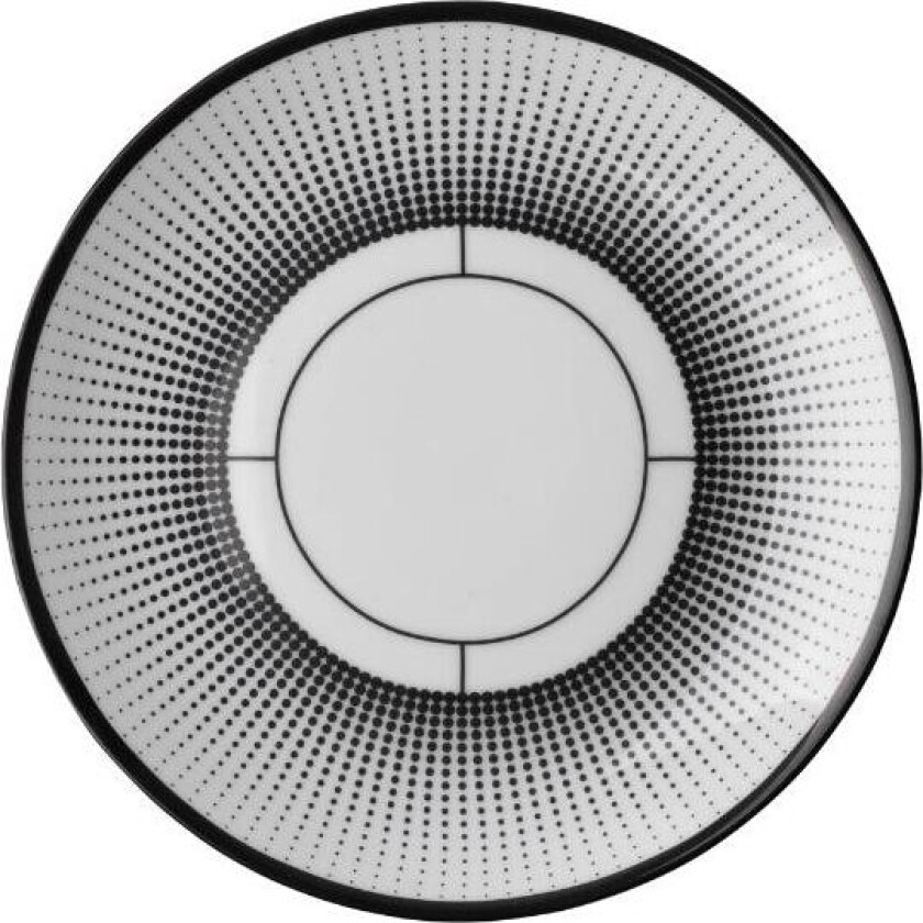 - Voyage asjett 15 cm hvit/svart
