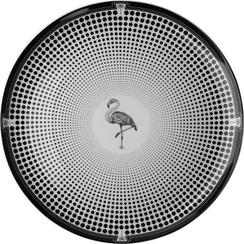- Voyage tallerken 27 cm hvit/svart