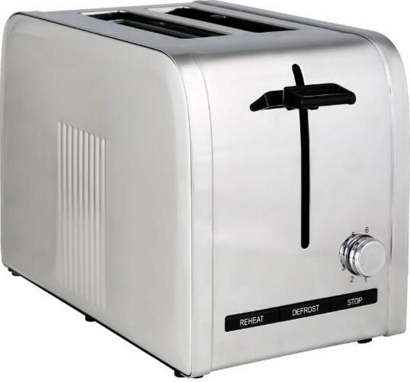 - Ultimate dobbel brødrister 230V/1000W stål/blank