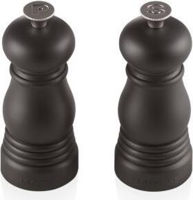 - Salt- og pepperkvernsett 11 cm matte black
