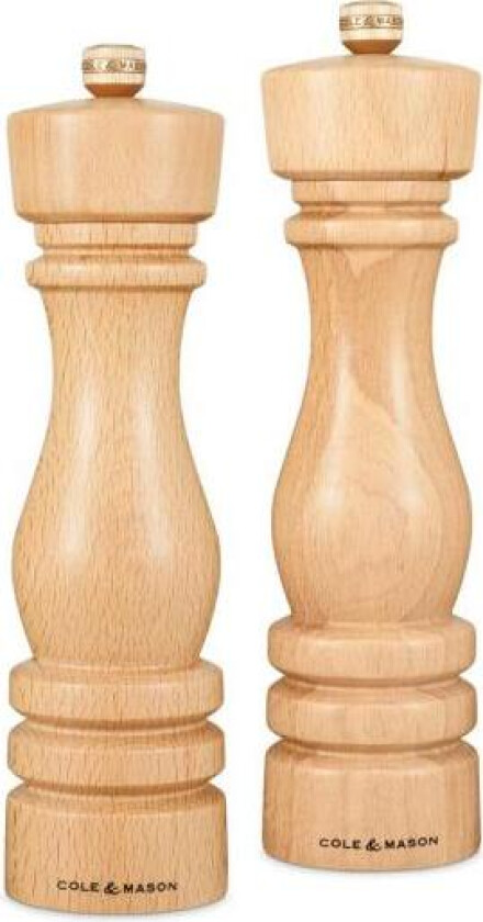 Bilde av - London salt- og pepperkvern 22 cm 2 stk natur
