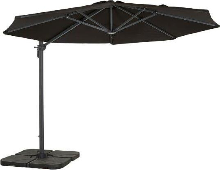 - Tobago parasoll svart