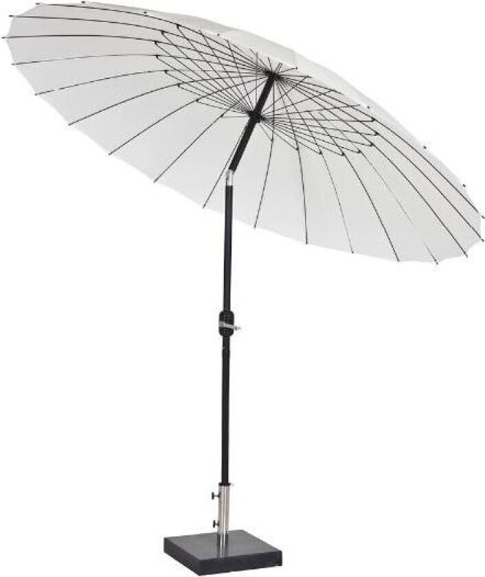 - Shanghai parasoll hvit